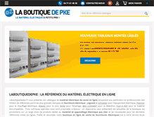 Tablet Screenshot of laboutiquedepke.fr